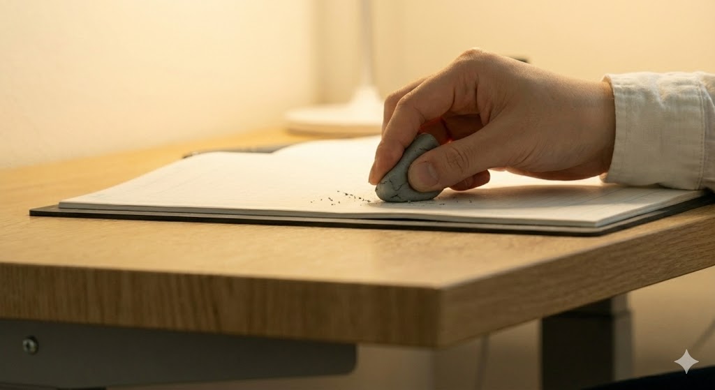 天板の厚みとフレームの剛性を確認するアナログイラストレーター