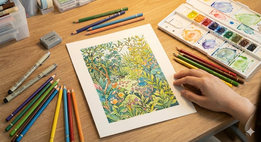 予算や部屋の広さに合わせたアナログイラスト制作の最適解