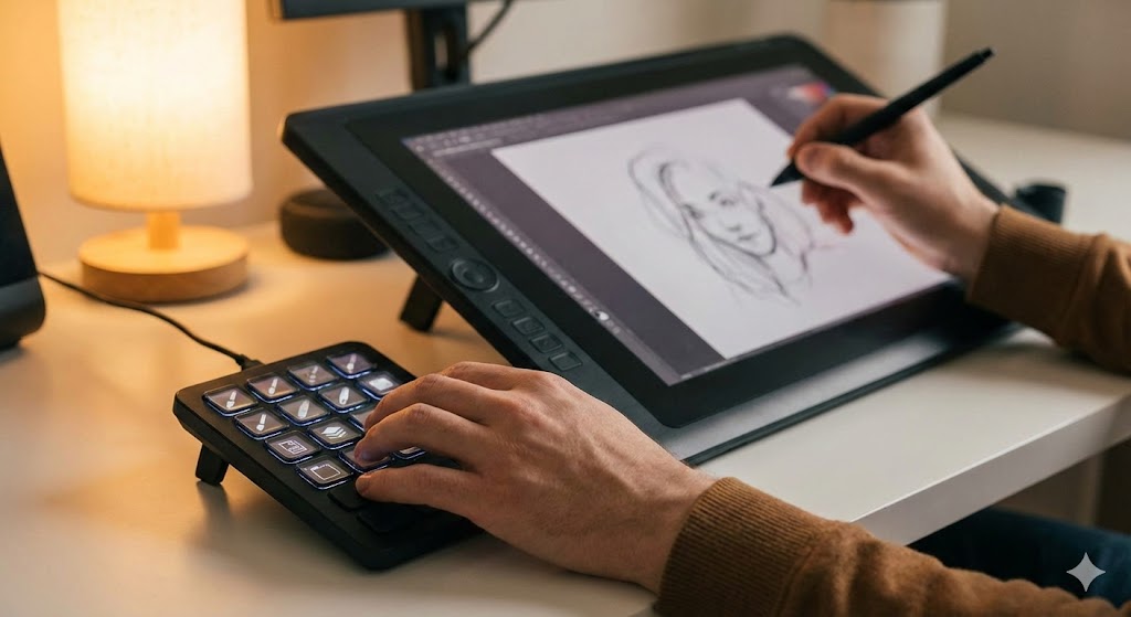 100均の立体シールを活用して左手デバイスの操作性を向上させるハック