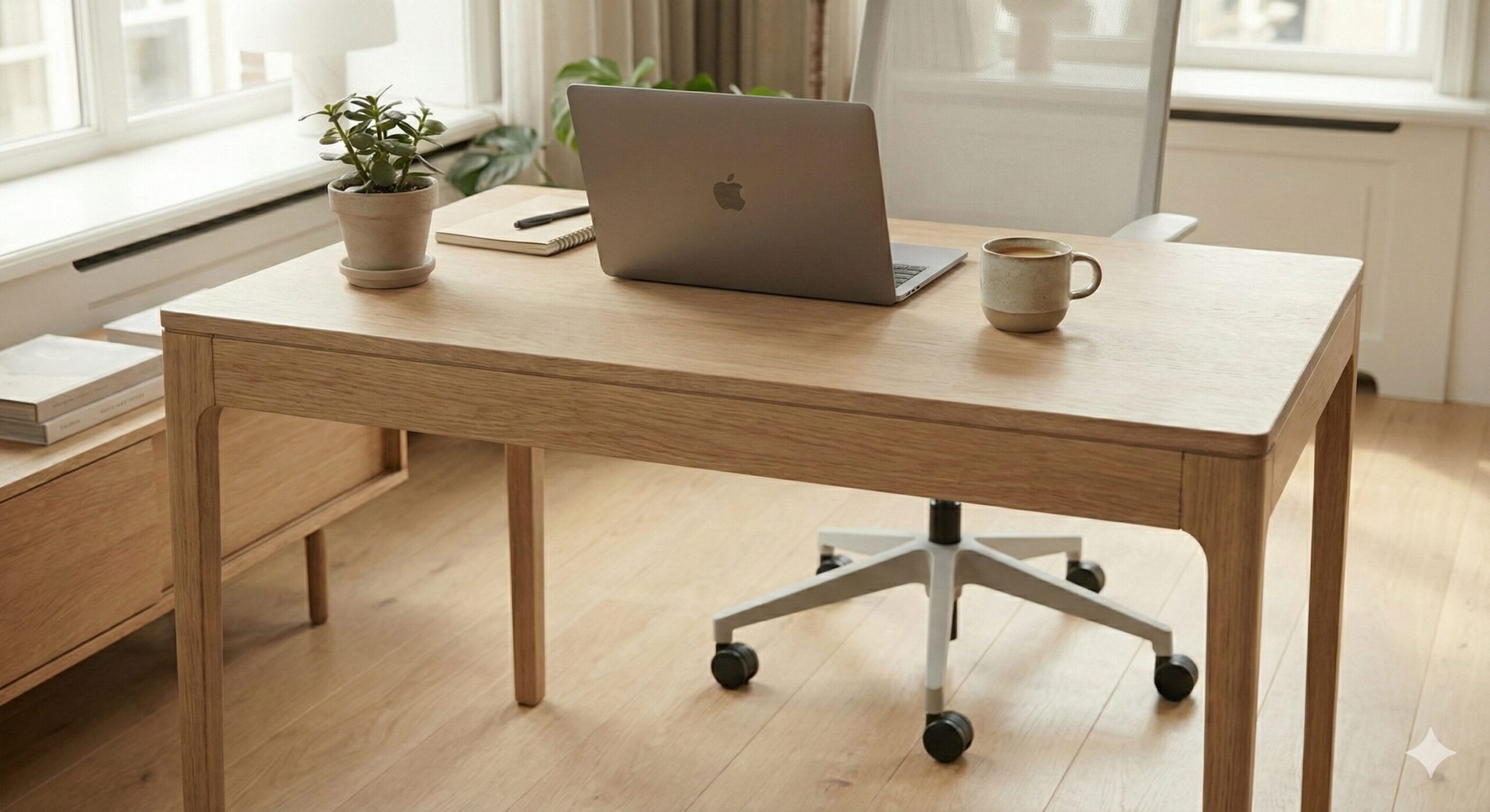 パームワークチェアの全体像と洗練されたシルエット