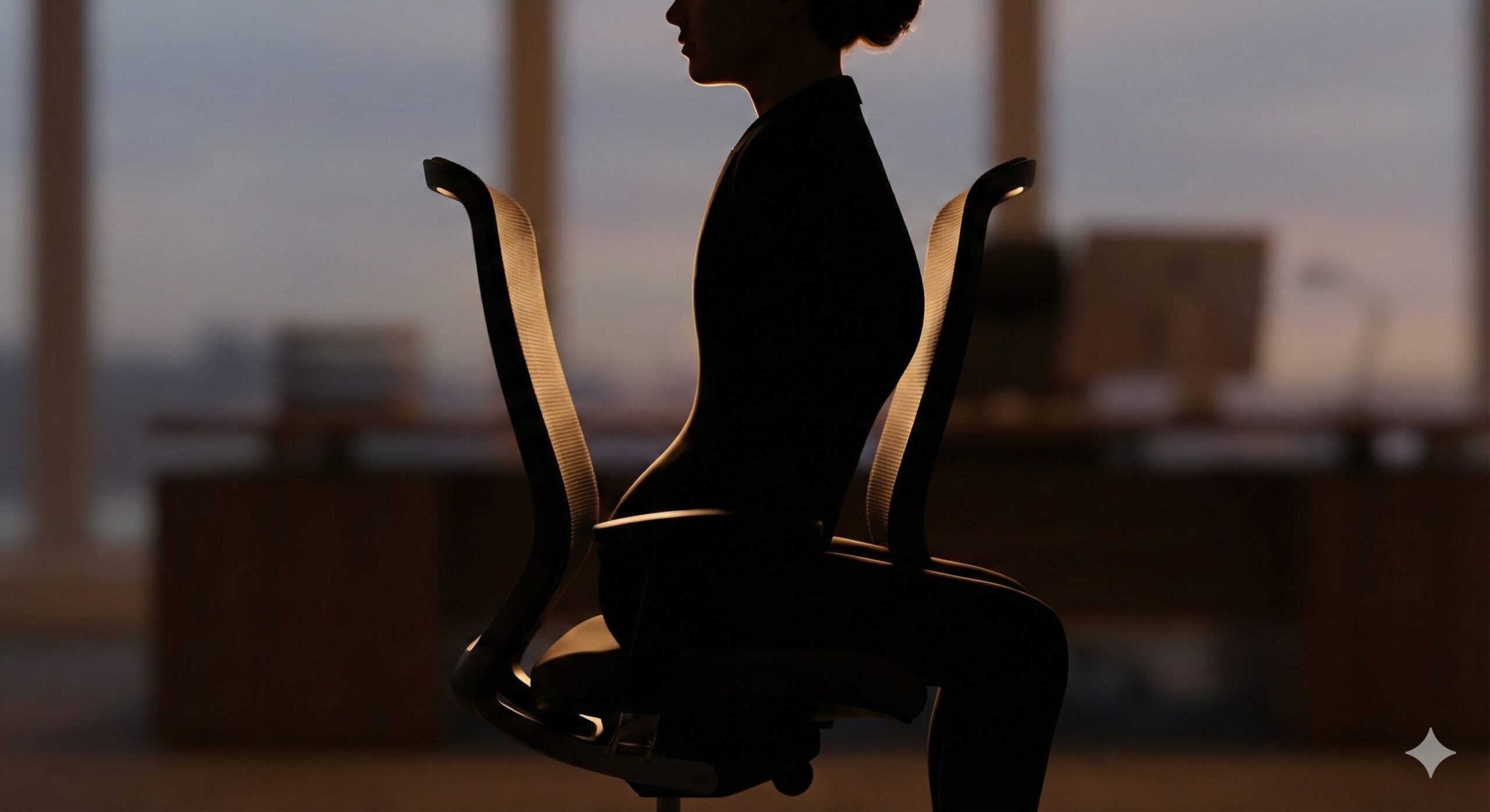 体型や姿勢によって骨盤周りに痛みが生じる様子