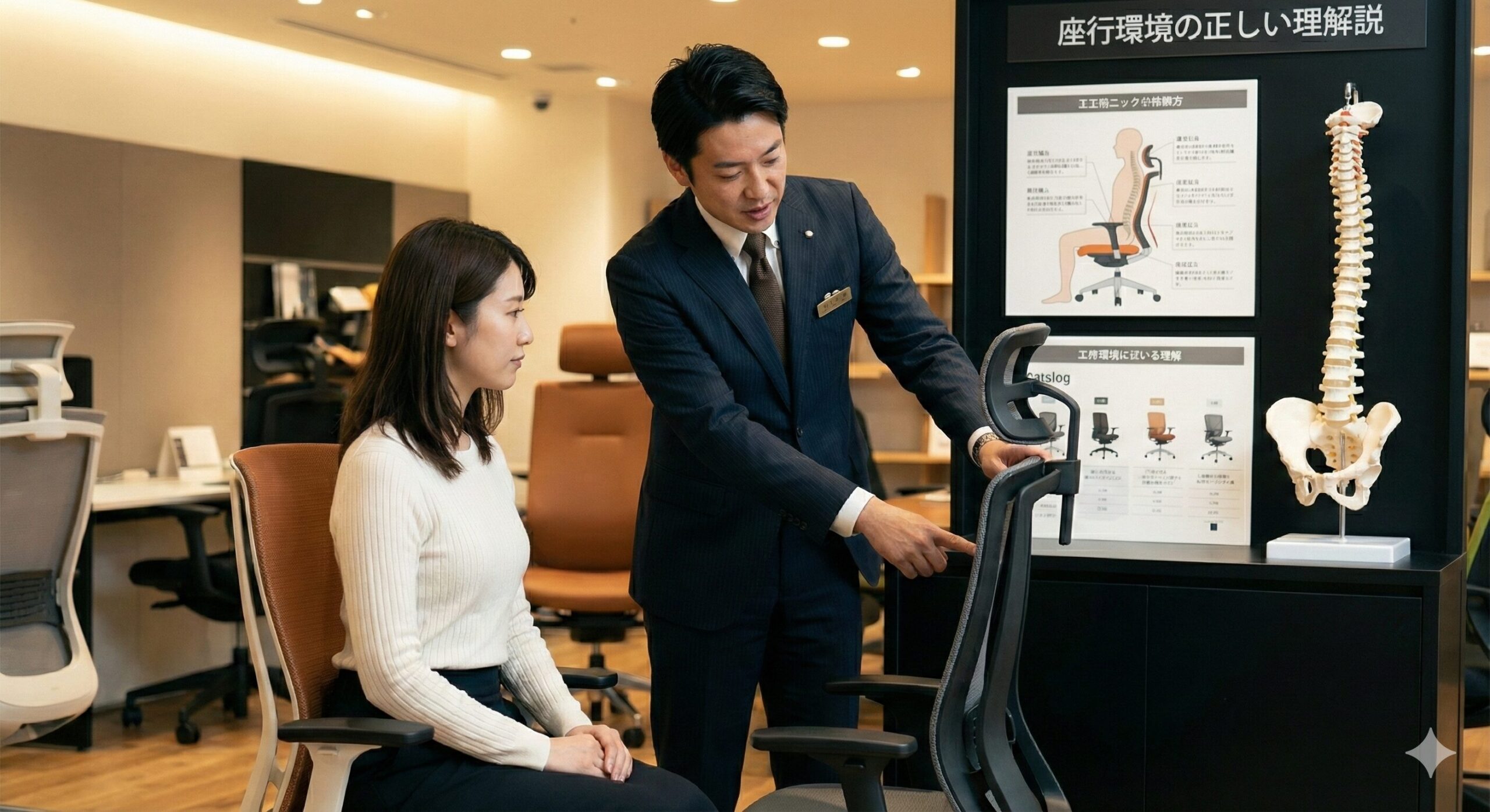 関西でオフィスチェアの試座環境を正しく理解する