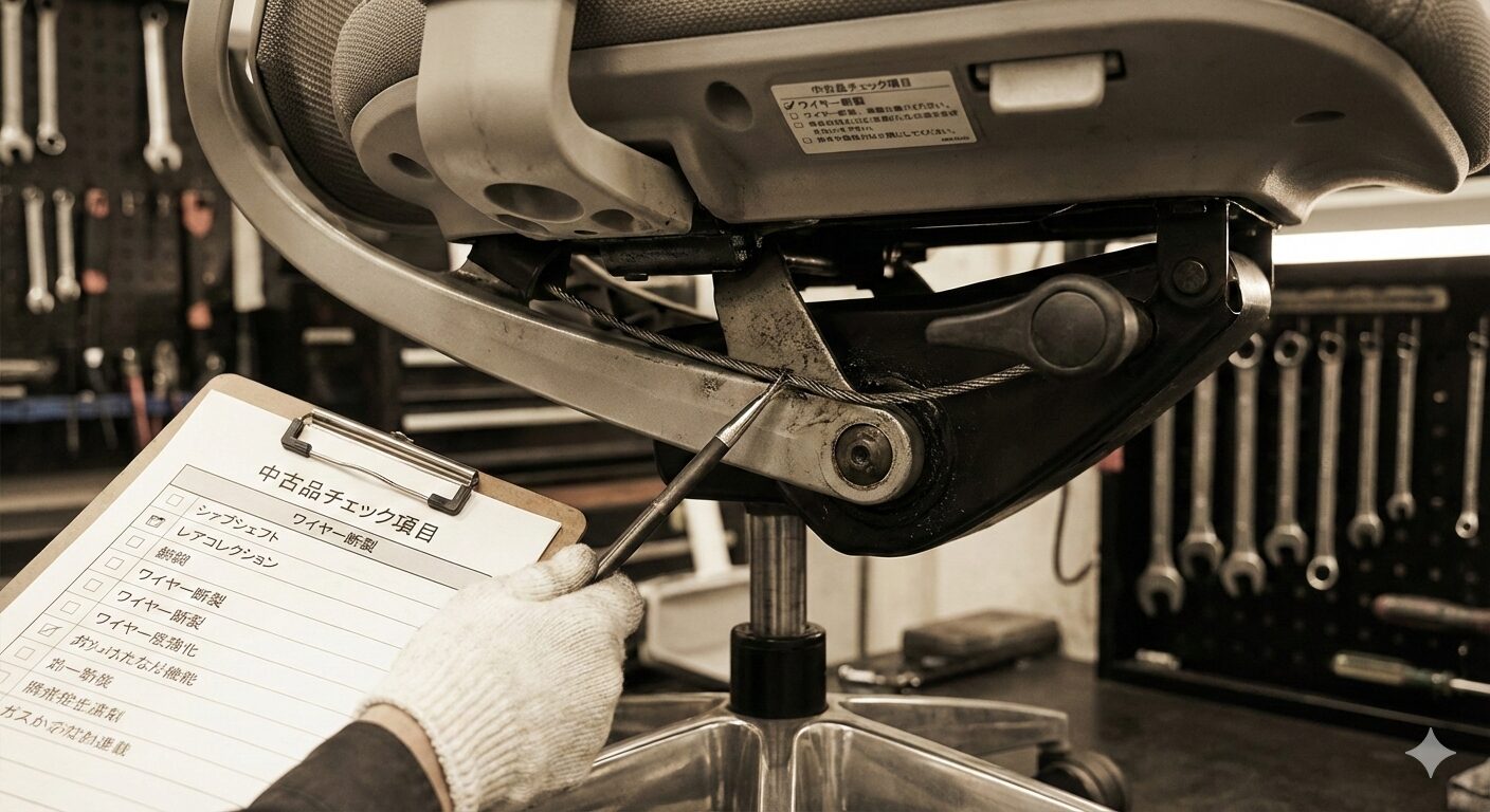 中古のオフィスチェアを購入する際の注意点とチェックポイント